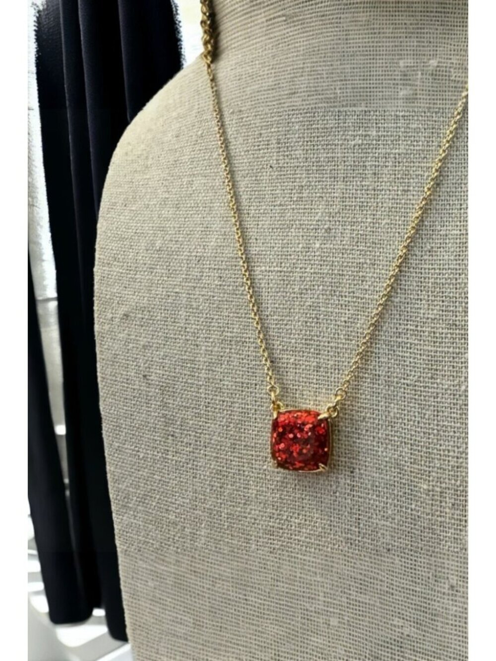 Kate Spade New York Cause A Stir Pendant Necklace in Red - Picture 4 of 7